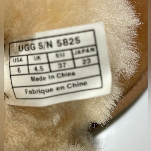 UGG Genuine Sheepskin Ankle boots, Camel, Size 6 - Picture 5 of 11